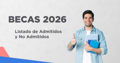 Disponibles las Listas de Admitidos y No Admitidos del Concurso de Becas 2026