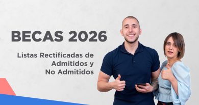 Concurso de Becas 2026: DNERHS publica las listas rectificadas de Admitidos y No Admitidos